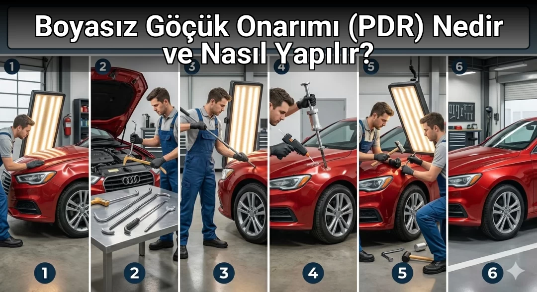 Boyasız Göçük Onarımı (PDR) Nedir ve Nasıl Yapılır?